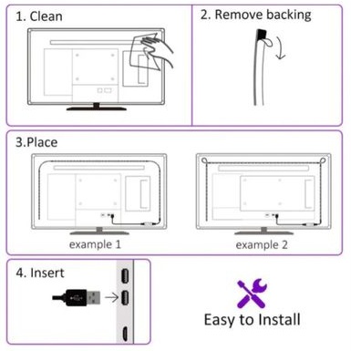 16 ft Strip light premium App Controler + Sound Sensor - Image 3