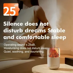 Crack Volcano Humidifier Spray Machine Usb Small Silent Desktop Colorful Atmosphere Lamp