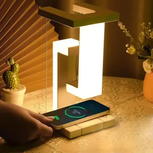 Anti-Gravity LED Desk Lamp with Wireless Charger