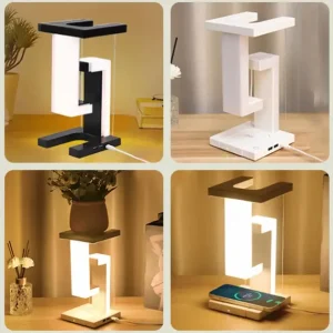Anti-Gravity LED Desk Lamp with Wireless Charger