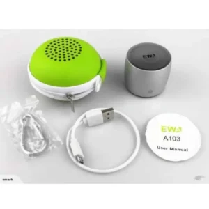 EWA A103 Mini Wireless Bluetooth Portable Speaker Silver Color