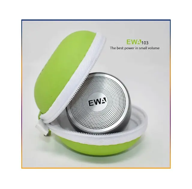 EWA A103 Mini Wireless Bluetooth Portable Speaker Silver Color - Image 2