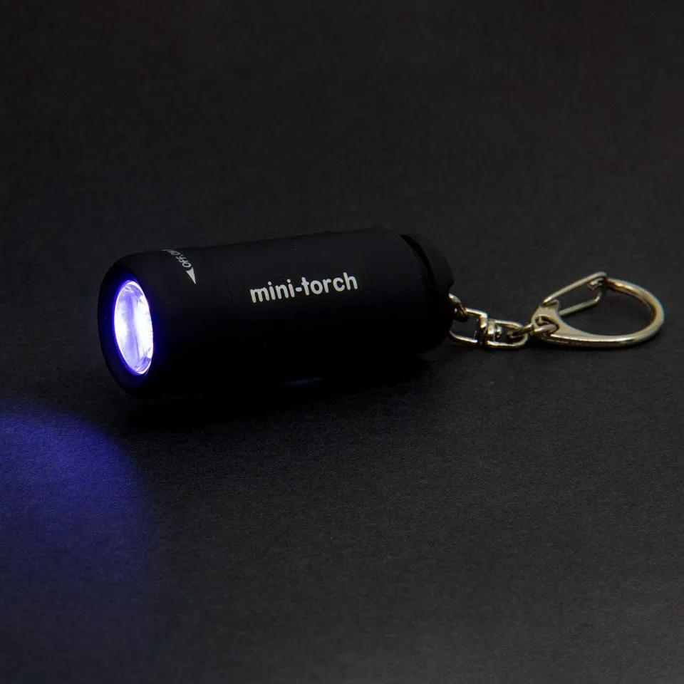 Mini Flashlight Portable Pocket Torch Key Ring DIY Tool for Home
