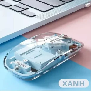 WIWU Crystal Transparent Wireless Mouse 2.4G