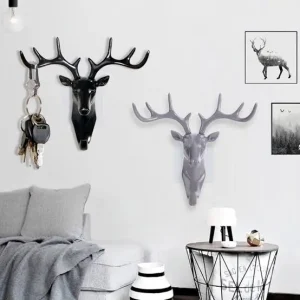 Wall Mount Deer Head Hanger