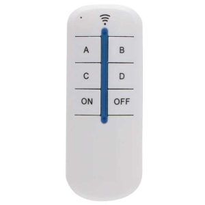 4-Channel Wireless ON/OFF Lamp Remote Control – Receiver & Transmitter Switch for Home Lighting