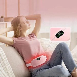 Heating Pad for Period Cramps & Vibration Slimming Massage Belt