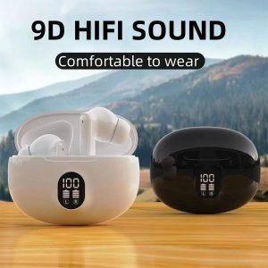 895B Wireless Earbuds – Touch Control, Stereo Bass, LED Digital Display & Bluetooth 5.4 In-Ear Headphones