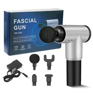 Facial & Body Massage Gun – Rechargeable Deep Tissue Massager 💆‍♀️💆‍♂️