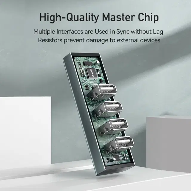 Awei CL-122T Type-C USB 2.0 Docking Station – Fast Data Transfer, Compact Hub - Image 3