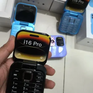 i16 Pro Flip Mobile Phone – Dual SIM, Magic Voice