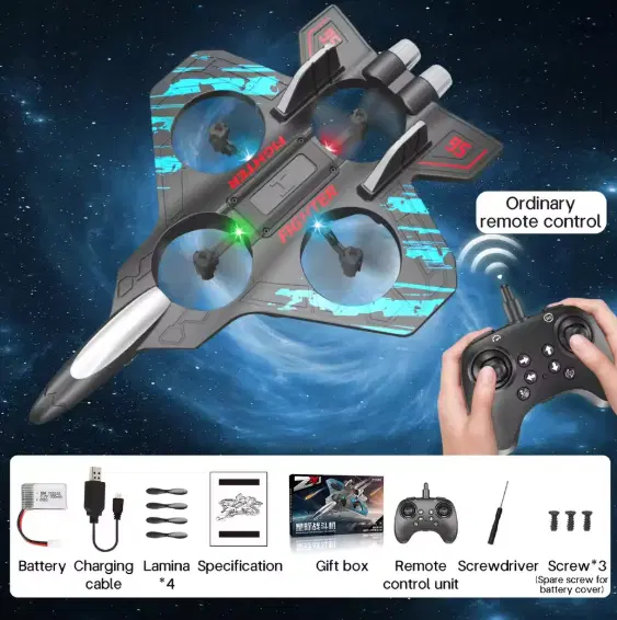 Remote Control Starfighter Drone Plane – Durable EPP Foam RC Aircraft - Image 2