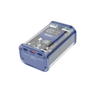Hoco J105 10000mAh 22.5W Fast Charging Power Bank with LED Display – Blue