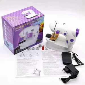 Mini Electric Sewing Machine SM-202A – Portable Double Thread Stitcher | Adjustable Speed