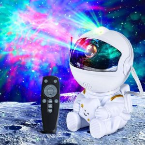 Mini Astronaut Starry Projector Robot Night Light