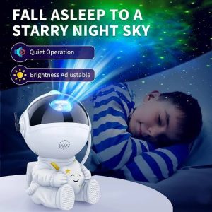 Mini Astronaut Starry Projector Robot Night Light