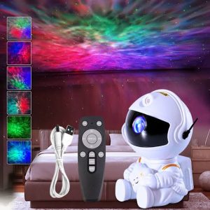 Mini Astronaut Starry Projector Robot Night Light