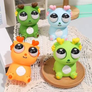 Dragon Shape Eye Popping Squeeze Toy – Stress Relief & Sensory Fidget Toy for Kids and Adults