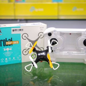 Aerobat HC-702 Four-Axis Mini Pocket Drone | 360° Flip RC Aircraft with LED Lights
