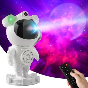 Astronaut Projector Robot Night Light (L4-L3081) - 360° Rotatable Galaxy & Starry Sky Projector