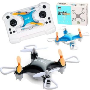 Aerobat HC-702 Four-Axis Mini Pocket Drone | 360° Flip RC Aircraft with LED Lights