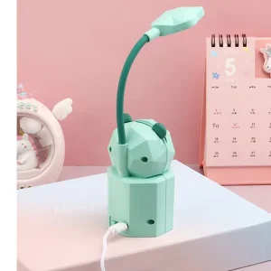 EIF Cute Cartoon Eye Protector Table Lamp – USB Rechargeable Study Lamp for Kids