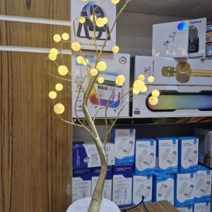Decorative LED Shimmer Tree Light – Premium Home Decor Warm Light Night Lamp