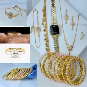 Women’s Watch & Jewelry Combo – Elegant Gift Set for Her