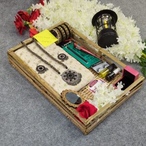 Signature Valentine Jamdani Saree Combo