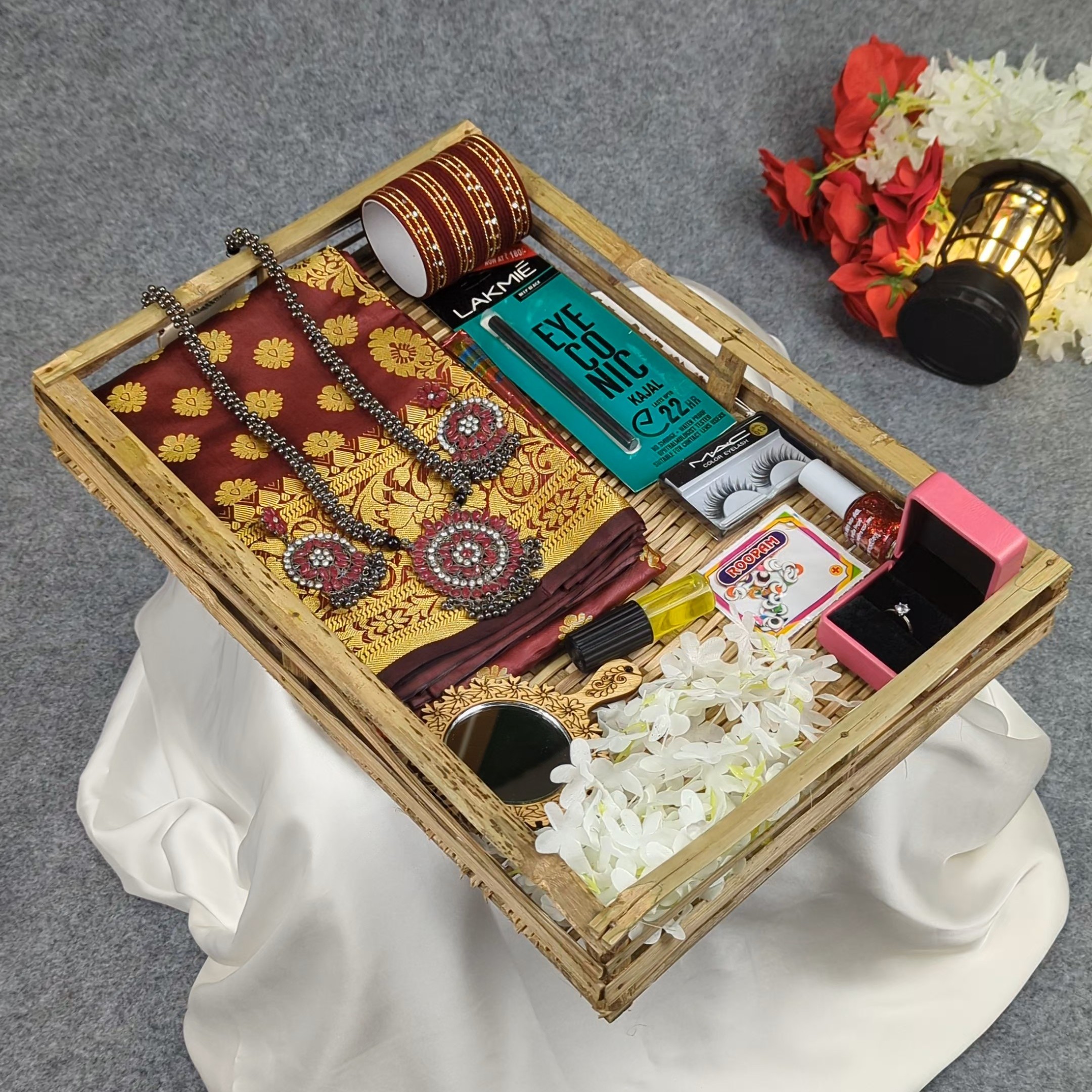 Valentine Exclusive Premium Silk Katan Saree Gift Combo 💝