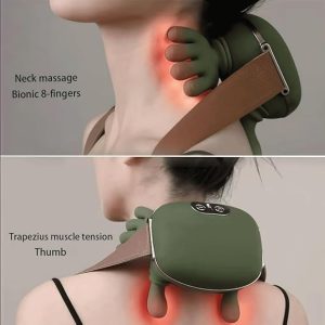 New Sensory Shoulder & Neck Massager FH-670 | Heat Function Rechargeable Pain Relief Massager
