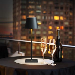Cordless Rechargeable Table Lamp 6000mAh | IP65 Waterproof Wireless Lamp for Indoor & Outdoor Use