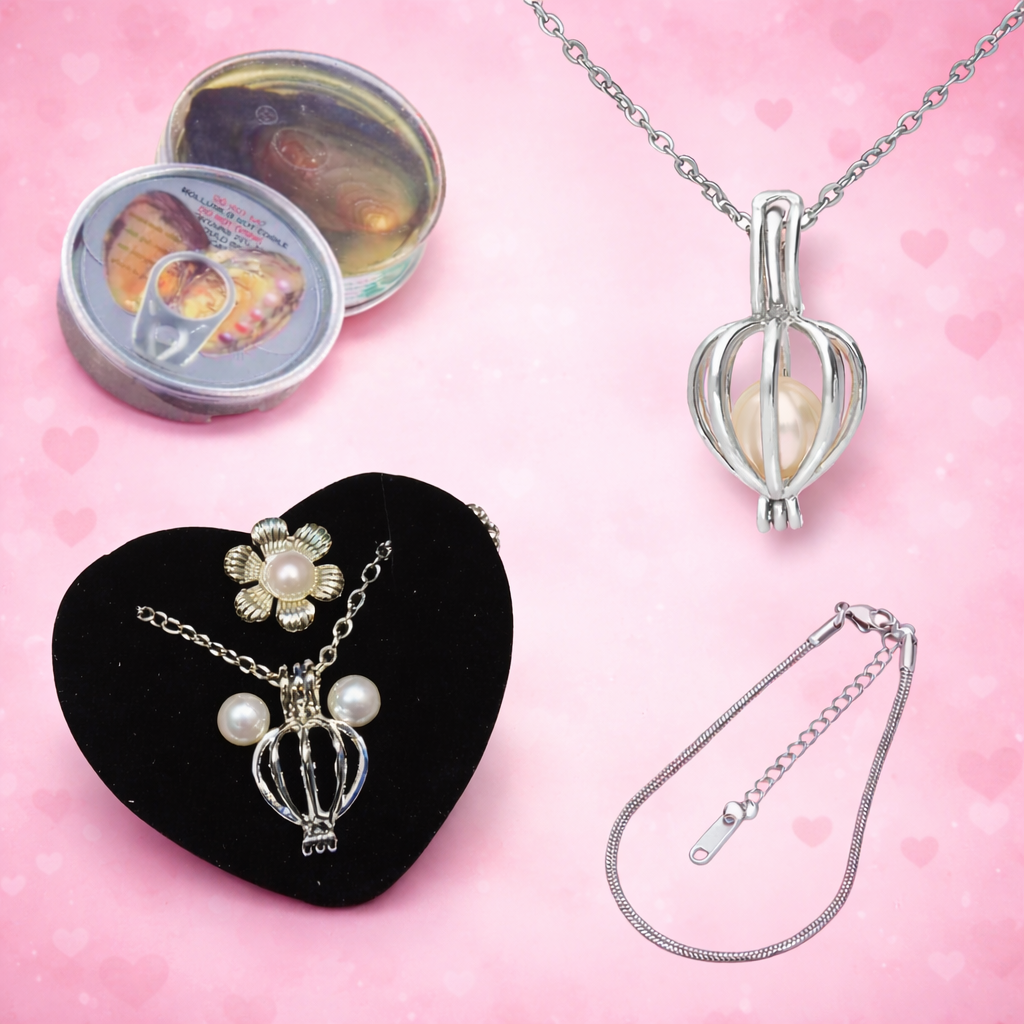 Love Forever Pearl Necklace Full Set with Shopping Bag – Premium Romantic Gift Box (Remale Jewelry) - Image 5