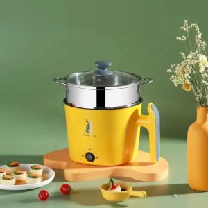 Runbaisn Electric Multi Cooking Pot 1.9 Ltr | Compact Electric Cooker with Steam Function