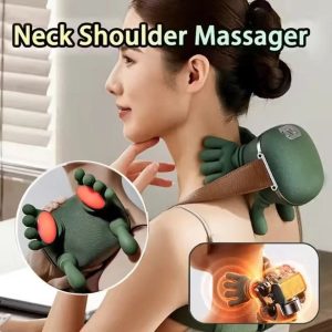 New Sensory Shoulder & Neck Massager FH-670 | Heat Function Rechargeable Pain Relief Massager