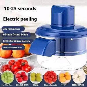 Electric Grape Peeling Machine – USB Rechargeable Smart Fruit & Vegetable Skin Remover