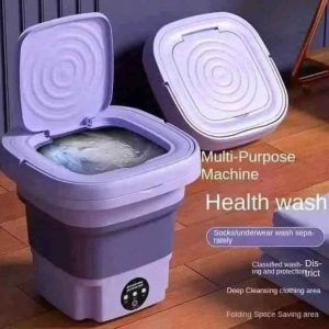 Portable Foldable Mini Washing Machine – 6-8L Capacity, Fully Automatic, Lightweight Clothes Washer