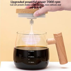 Automatic Mixing Cup | One-Button Self Stirring Coffee & Protein Shake Mug