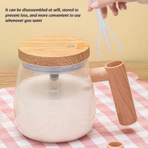 Automatic Mixing Cup | One-Button Self Stirring Coffee & Protein Shake Mug