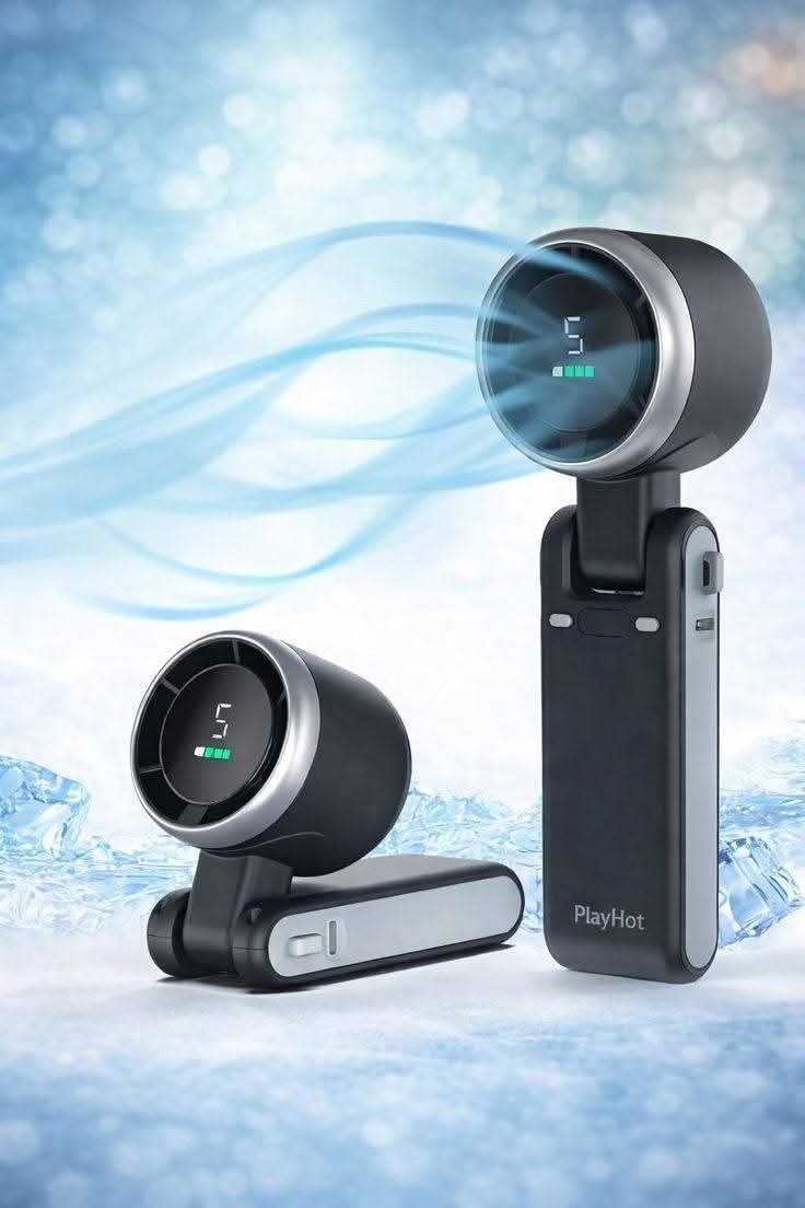 Rechargeable Turbo Mini Fan 💨 | Powerful, Portable & Ultra-Quiet - Image 4