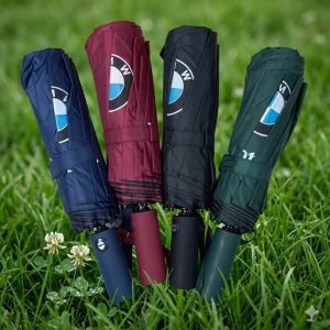 BMW 16 Ribs Automatic Umbrella – Heavy Duty Windproof Premium Double Layer Umbrella