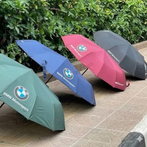 BMW 16 Ribs Automatic Umbrella – Heavy Duty Windproof Premium Double Layer Umbrella