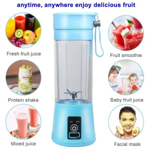 Portable Mini Juicer Blender – USB Rechargeable Personal Smoothie Maker