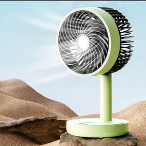 DP-7639 Rechargeable Desk Fan – 4000mAh Battery, 3-Speed, Type-C Portable Cooling Fan