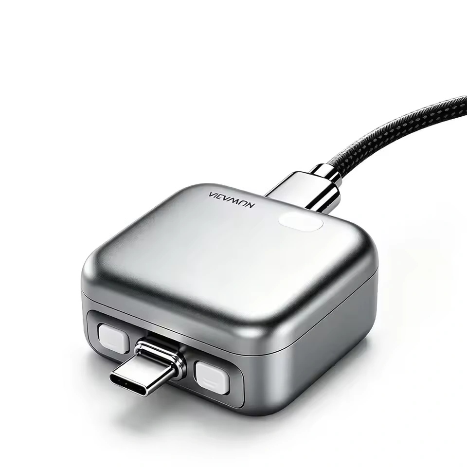 Smart Auto Disconnect Type-C Adapter – 140W Fast Charging & Overcharge Protection