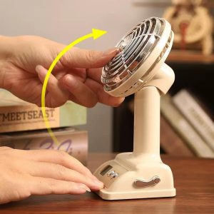 Powerful Mini Desk Fan with 100 Speed Settings & LED Display