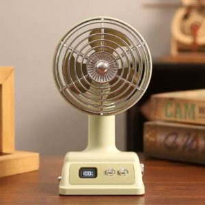 Powerful Mini Desk Fan with 100 Speed Settings & LED Display
