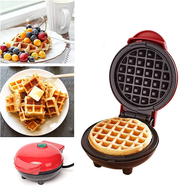 Mini Electric Waffle Maker Bubble Egg Cake Oven, Non-Stick Breakfast Waffle Machine - Bikdoo Mini Electric Waffle Maker Bubble Egg Cake Oven, Non-Stick Breakfast Waffle Machine - Image 3