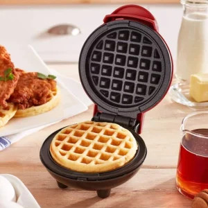 Mini Electric Waffle Maker Bubble Egg Cake Oven, Non-Stick Breakfast Waffle Machine