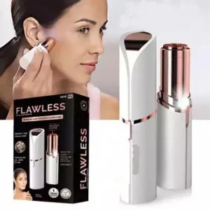 Rechargeable Flawless Face Hair Removal Women Painless Facial Hair Remover with LED Light